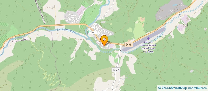 localisation de l'entreprise LB CONCEPT  LA MOLE