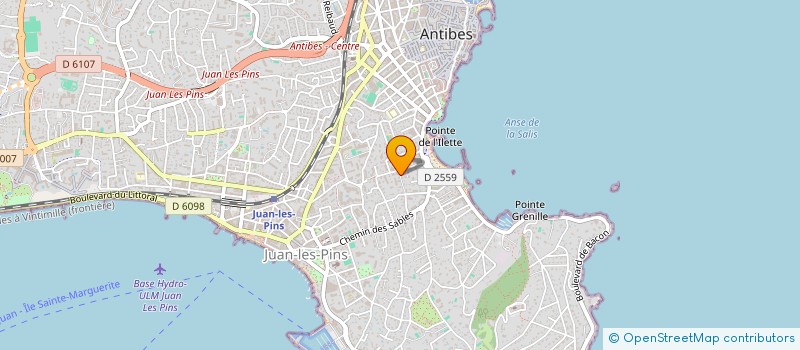 localisation de l'entreprise LB CONCEPT à ANTIBES