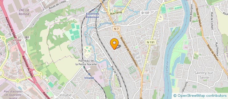 localisation de l'entreprise LB CONCEPT à CORBEIL-ESSONNES