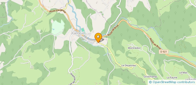 localisation de l'entreprise LB CONCEPT  LANTEUIL