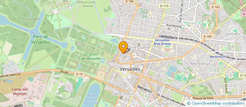 localisation de l'entreprise LB CONSEIL  VERSAILLES