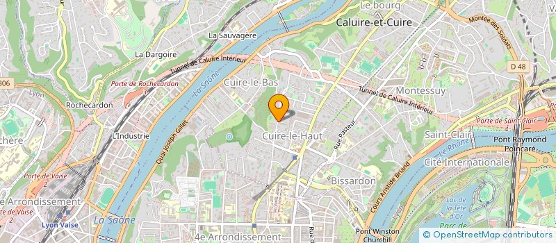 localisation de l'entreprise LB CONSEIL IMMOBILIER  CALUIRE-ET-CUIRE