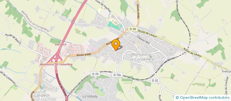 localisation de l'entreprise LB CONSEILS  MONTASTRUC-LA-CONSEILLERE