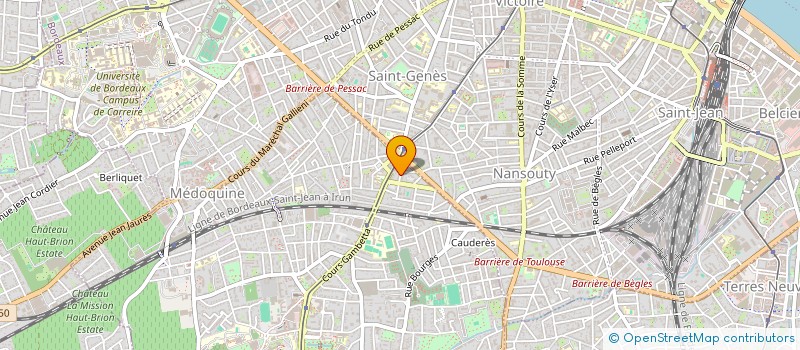 localisation de l'entreprise LB CONSEILS ET FINANCEMENTS  TALENCE