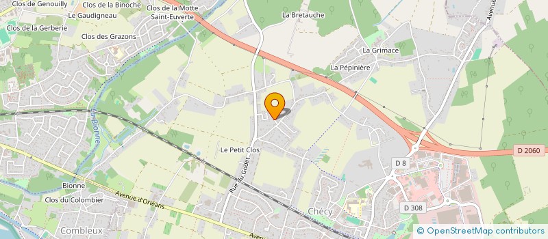 localisation de l'entreprise LB CONSEILS & EXPERTISES à CHECY