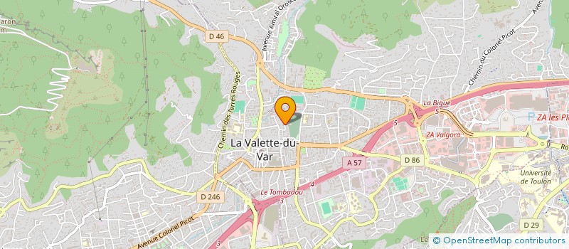 localisation de l'entreprise LB CONSEILS & FINANCES à LA VALETTE DU VAR