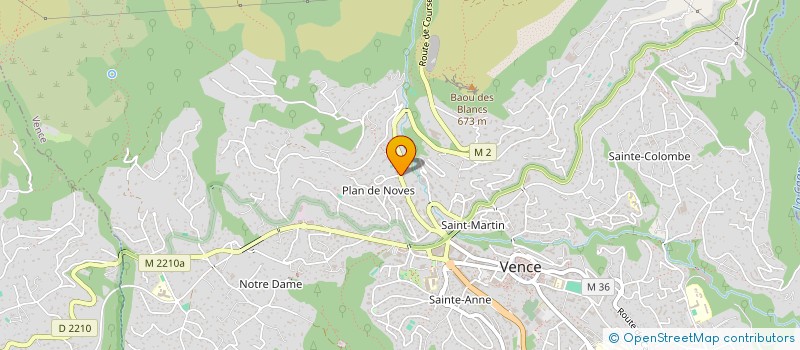 localisation de l'entreprise LB CONSTRUCTIONS à VENCE