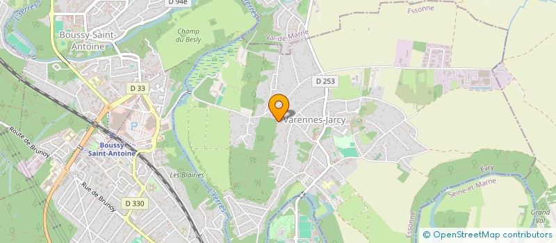 localisation de l'entreprise LB CONSULTANT ELECTRICITE  VARENNES-JARCY