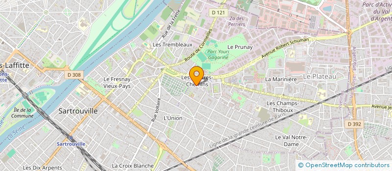 localisation de l'entreprise LB CONSULTING à SARTROUVILLE