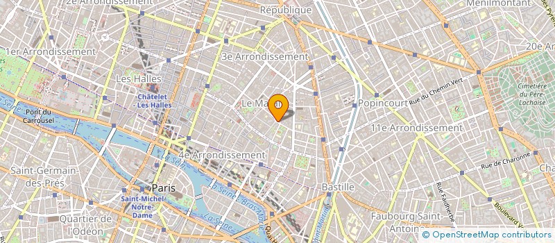 localisation de l'entreprise LB CONSULTING  PARIS