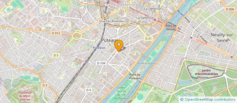 localisation de l'entreprise LB CONSULTING  PUTEAUX