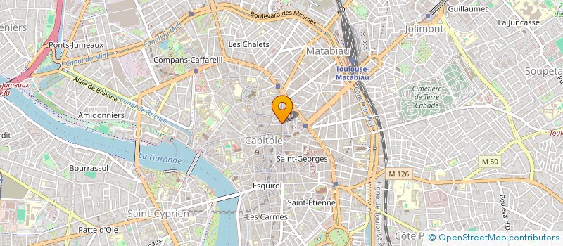 localisation de l'entreprise LB CREDIT à TOULOUSE