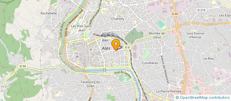 localisation de l'entreprise LB CREDITS à ALES