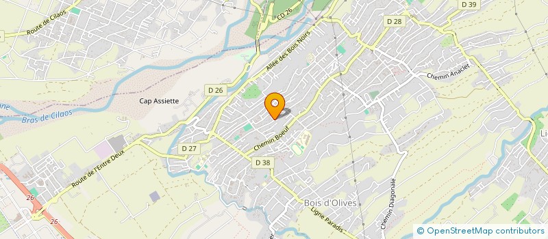 localisation de l'entreprise LB DECO  SAINT-PIERRE