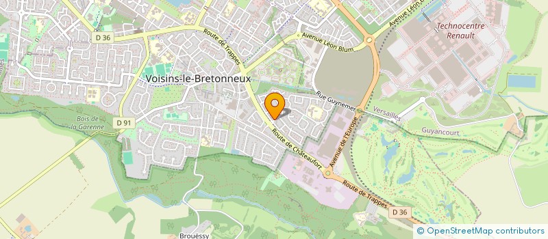 localisation de l'entreprise LB DESSERT  VOISINS-LE-BRETONNEUX