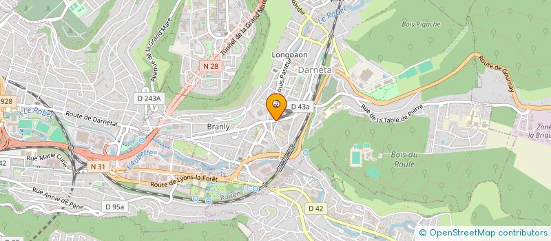 localisation de l'entreprise LB DEVELOPPEMENT  DARNETAL