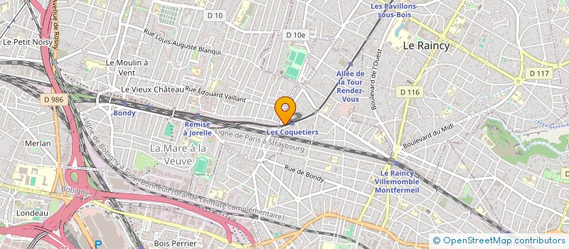 localisation de l'entreprise LB DIAG à VILLEMOMBLE