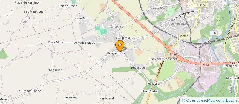 localisation de l'entreprise LB DIFFUSION  GRACES