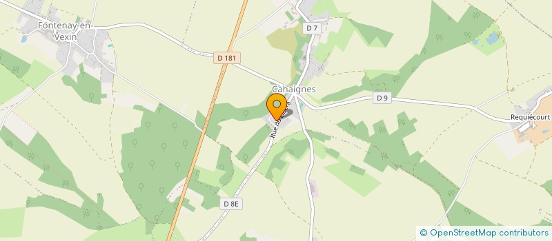 localisation de l'entreprise LB DIFFUSION  VEXIN-SUR-EPTE