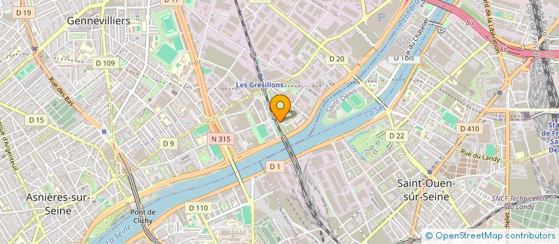 localisation de l'entreprise LB DIGITAL à ASNIERES-SUR-SEINE