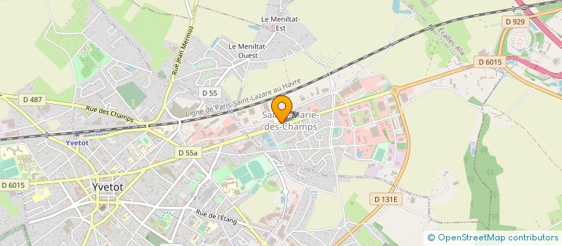 localisation de l'entreprise LB DISTRIBUTION à SAINTE-MARIE-DES-CHAMPS