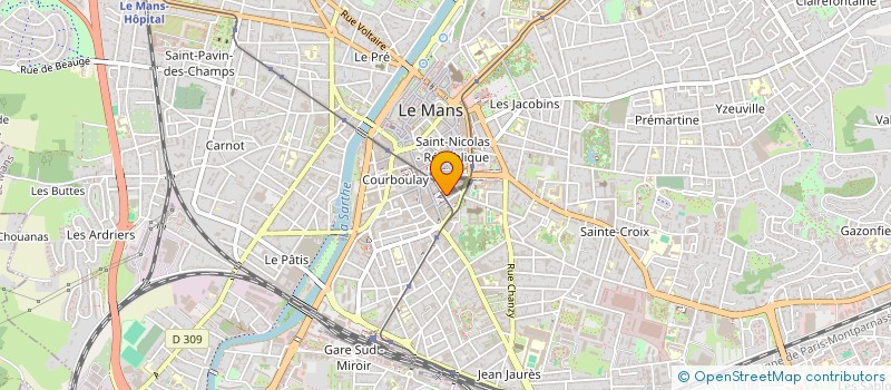 localisation de l'entreprise LB DISTRIBUTION à LE MANS