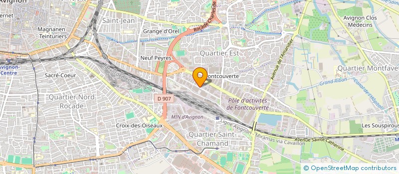 localisation de l'entreprise LB DISTRIBUTION  PIERRELATTE