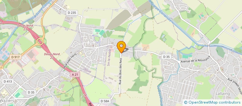 localisation de l'entreprise LB DIVERTISSEMENTS  SIN-LE-NOBLE