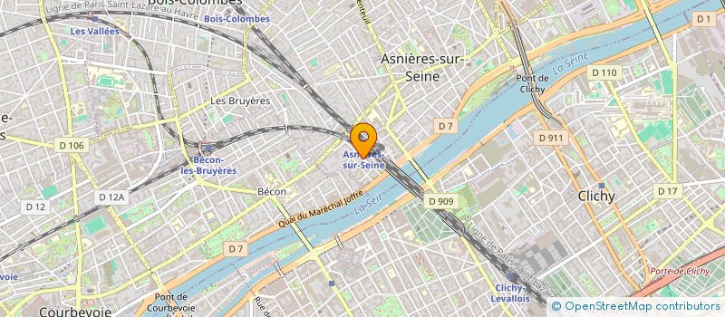 localisation de l'entreprise LB E-MO à ASNIERES-SUR-SEINE