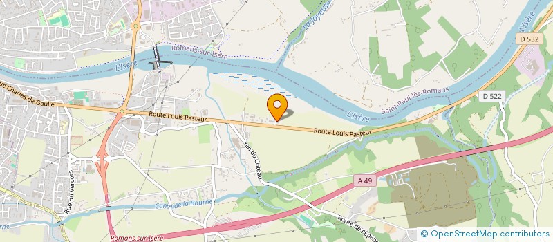 localisation de l'entreprise LB ELEC  CHATUZANGE-LE-GOUBET