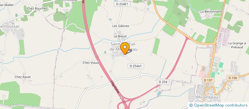 localisation de l'entreprise LB ELECTRICITE  SAINT-BONNET-SUR-GIRONDE