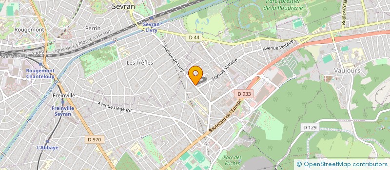 localisation de l'entreprise LB ENERGIE à LIVRY-GARGAN