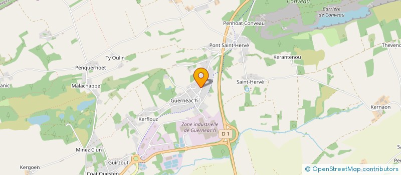 localisation de l'entreprise LB ENTREPRISE  GOURIN