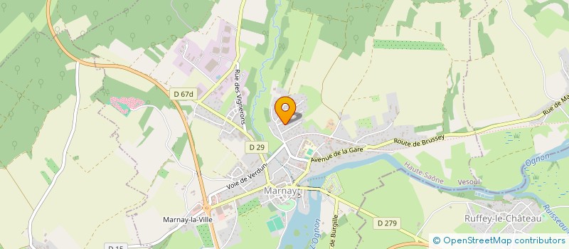 localisation de l'entreprise LB ENTREPRISES à MARNAY