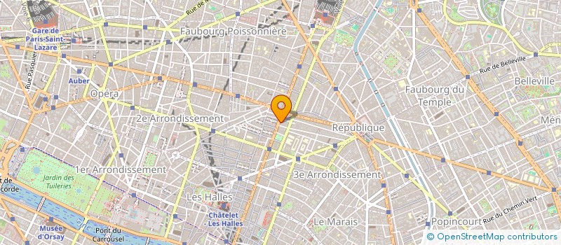 localisation de l'entreprise LB ET CIE à PARIS