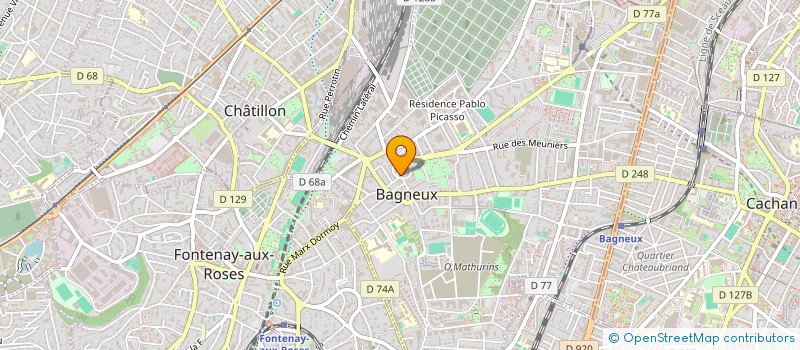 localisation de l'entreprise LB ET COMPAGNIE à BAGNEUX