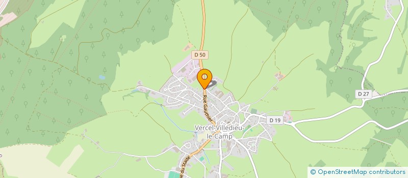 localisation de l'entreprise LB ETANCHEITE SERVICES  VERCEL-VILLEDIEU-LE-CAMP