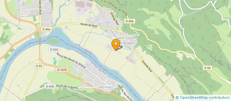 localisation de l'entreprise LB FAMILLE  SAINT-SORLIN-EN-BUGEY