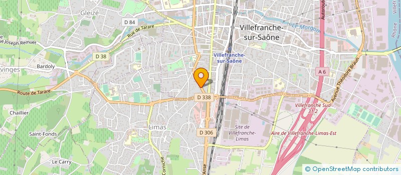 localisation de l'entreprise LB FINANCES à VILLEFRANCHE-SUR-SAONE