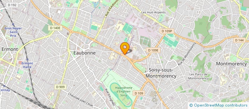 localisation de l'entreprise LB FINANCES  SOISY-SOUS-MONTMORENCY