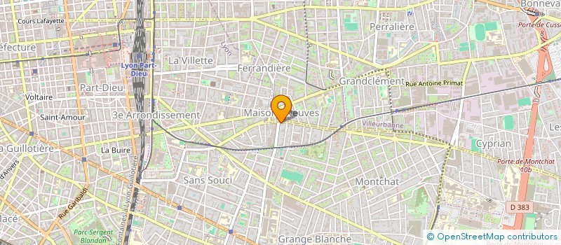 localisation de l'entreprise LB FOOD  LYON