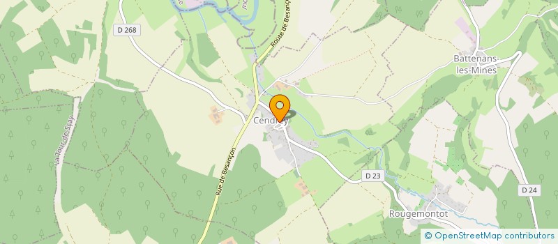 localisation de l'entreprise LB FORET  CHISSEY-SUR-LOUE