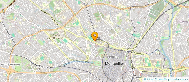 localisation de l'entreprise LB FORMATION à MONTPELLIER