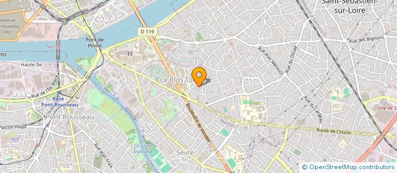 localisation de l'entreprise LB FORMATION & CONSEIL à SAINT-SEBASTIEN-SUR-LOIRE