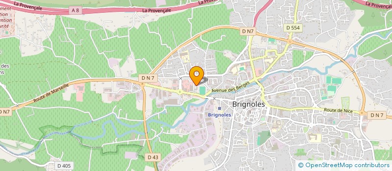 localisation de l'entreprise LB FORMATION CONSEIL à BRIGNOLES