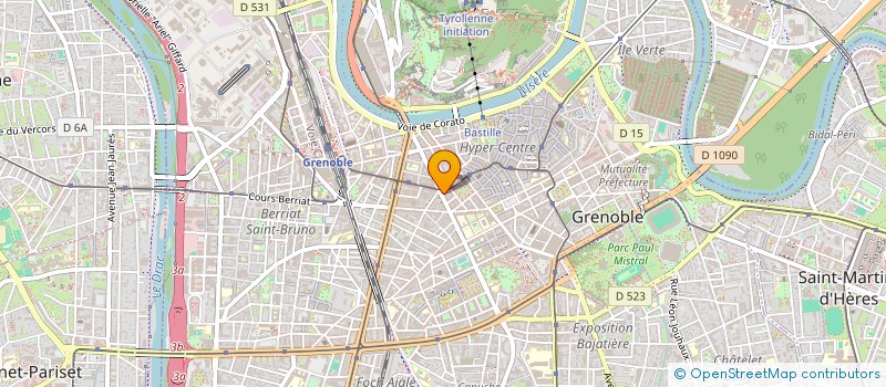 localisation de l'entreprise LB FRERES  GRENOBLE