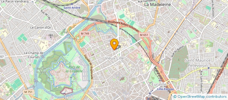 localisation de l'entreprise LB GESTION & CONSEIL  ENGLOS