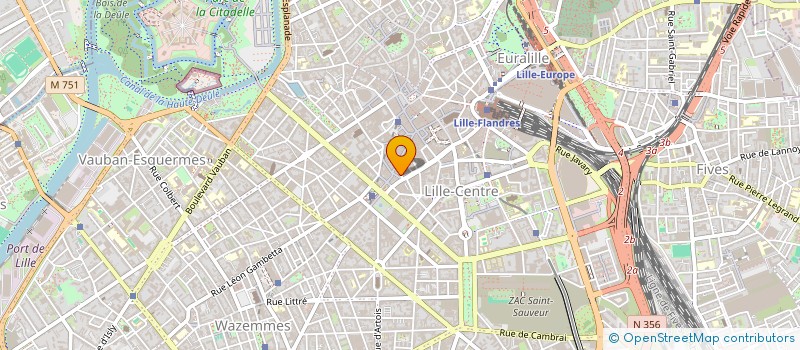 localisation de l'entreprise LB GESTION PATRIMONIALE à LILLE