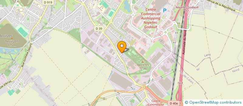 localisation de l'entreprise LB GLOBAL DISTRIBUTION  HENIN-BEAUMONT