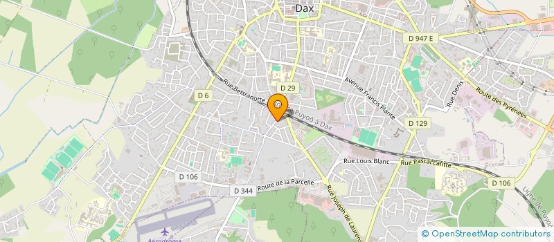 localisation de l'entreprise LB HABILITYS à DAX